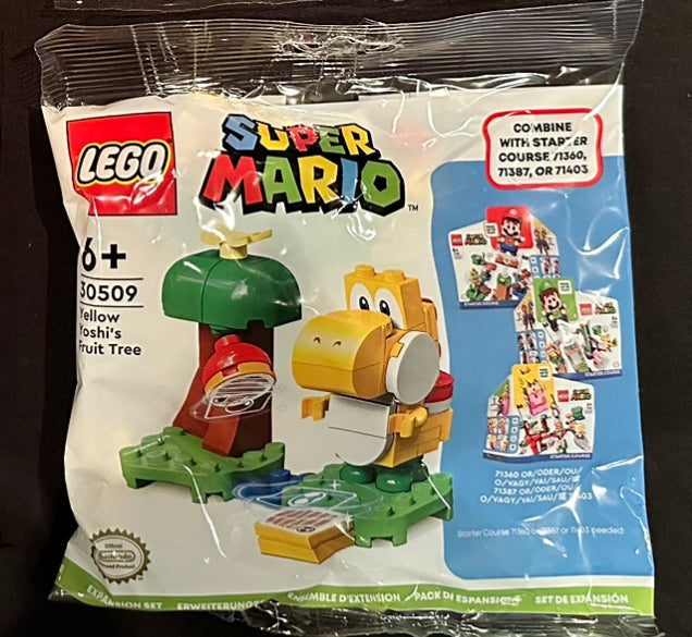 Lego 30509 Super Mario Yellow Yoshi's Fruit Tree Sealed Polybag