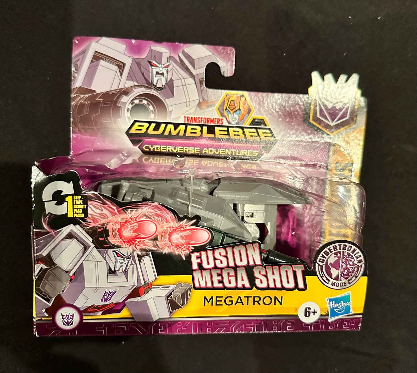 Transformers Cyberverse Fusion Mega Shot Megatron 1 Step Changer