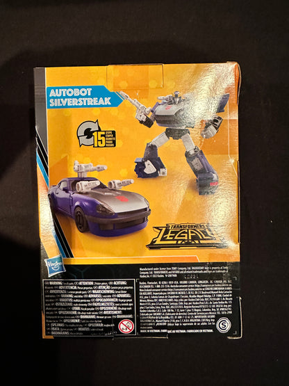 Transformers Buzzworthy Bumblebee Legacy Deluxe Autobot Silverstreak Figure